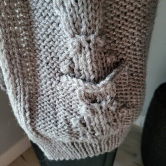 Vintage Knit Sweater Vest Sz S Grey - Picture 7 of 10